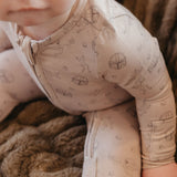 Zip-Up Footie Pajama - Star Wars Grogu Medley