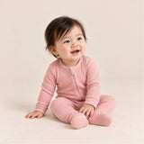 Bamboo Waffle Footie - Darling