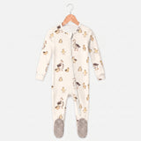Zip-up Footie - Duck
