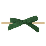 Ribbon Baby Bow - Alder