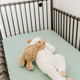 Premium Knit Fitted Crib Sheet - Emerson