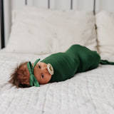 Ribbon Baby Bow - Alder