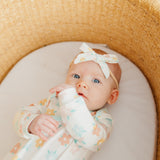 Ribbon Baby Bow - Daisy
