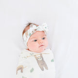 Knit Headband Bow - Noah