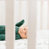 Premium Knit Fitted Crib Sheet - Fern