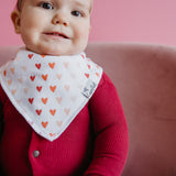4 Pack Baby Bandana Bibs - Crush